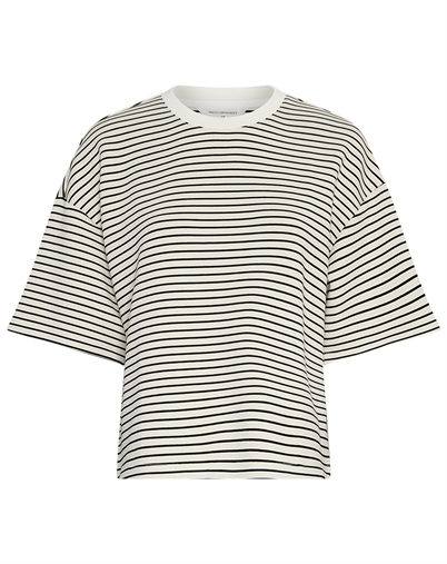 MSCH Copenhagen - MSCHNilda Ima Sweatshirt T-Shirt - Oatmeal/Black